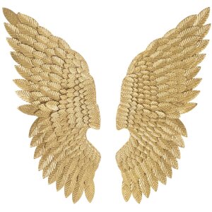 Настенное панно Mauro Ferretti Ali Beauty Set 2 шт 37,5x3x100 см золотого цвета