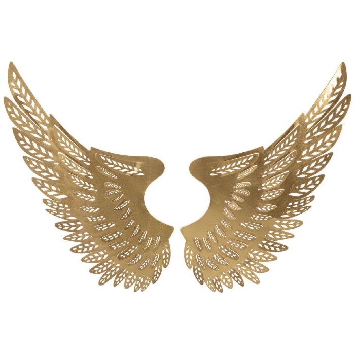 Mauro Ferretti Wandpaneel Ali Light Set 2 Stück 90x3,5x43,5 cm goldfarben