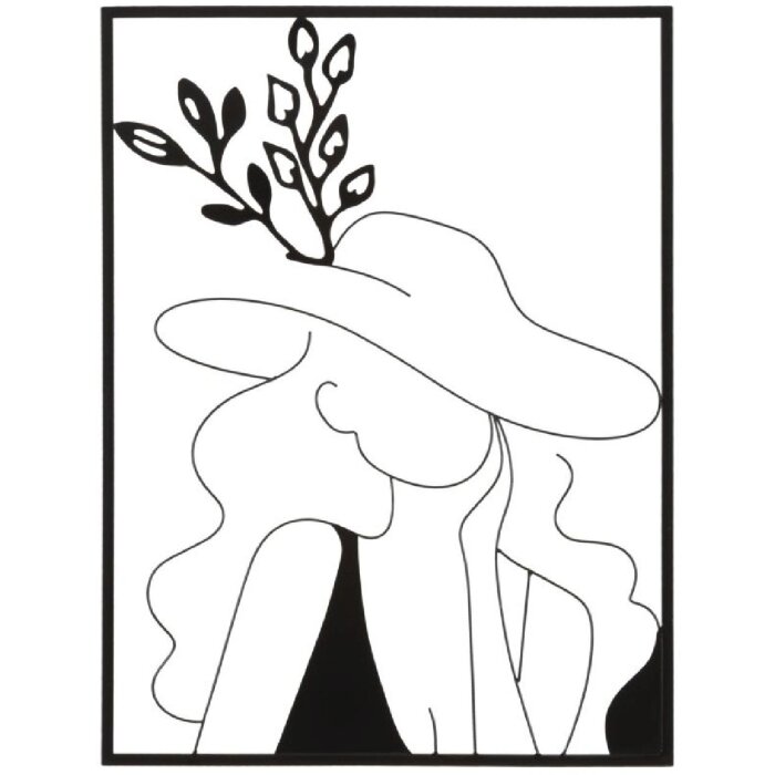 Настенное панно Mauro Ferretti Elegant 60x1x80 см черное