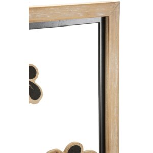 Mauro Ferretti настенное панно Girish 30x2,5x60 см коричневый черный