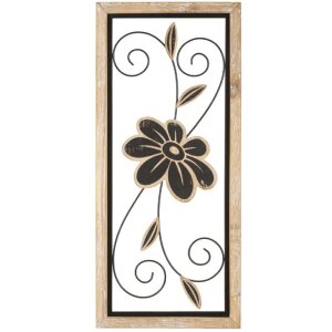 Mauro Ferretti Wandpaneel Koman 26x2,5x60 cm braun schwarz