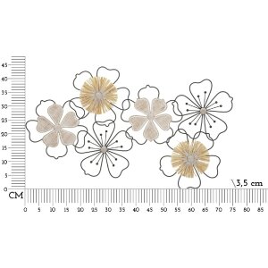 Настенная панель Mauro Ferretti Itis 75x3,5x42 см коричневый черный