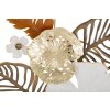 Mauro Ferretti Wandpaneel Blumenstrauß 50,8x7x87 cm gold weiß