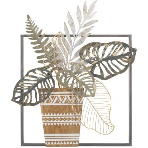 Mauro Ferretti Wandpaneel Vase 54x6,4x62,9 cm