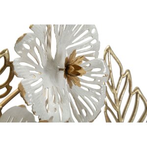 Mauro Ferretti Wandpaneel Whity 54x6,4x73,7 cm weiß goldfarben