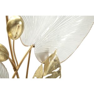 Mauro Ferretti Wandpaneel Pitch 52,7x5,7x90,8 cm weiß goldfarben