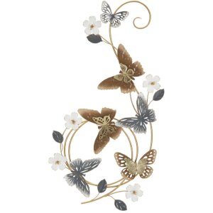 Mauro Ferretti Wandpaneel Delis 45,1x5,1x87,6 braun