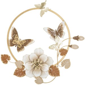 Mauro Ferretti Wanddeko Rouns 58,4x5,1x63,5 cm beige...