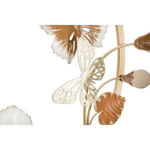 Mauro Ferretti настенное украшение Rouns 58,4x5,1x63,5 см бежево-золотистого цвета