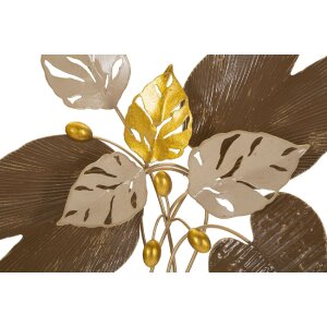 Mauro Ferretti Wandpaneel Browy 50,2x5,1x50,2 cm braun gold