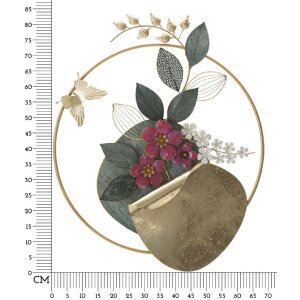 Mauro Ferretti Wandpaneel Gard 67x8x74 cm mehrfarbig