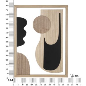 Mauro Ferretti Стеновая панель МДФ Astry 60x2x80 натуральный черный