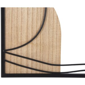 Mauro Ferretti Стеновая панель из МДФ David 55x2x80 натуральный черный