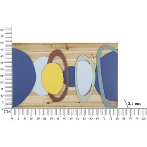 Стеновая панель Mauro Ferretti цвет дерева 80x2,5x50 см разноцветный