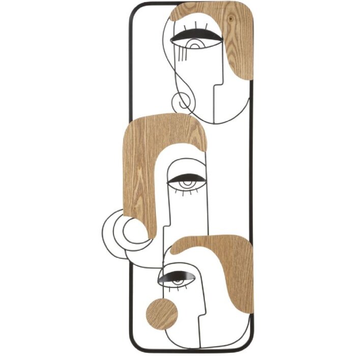 Mauro Ferretti настенное панно Picassy 38x2x89,5 см черно-коричневый
