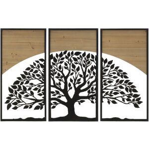 Mauro Ferretti Wandpaneel Arc Set 3-tlg. 105x2x70 cm...