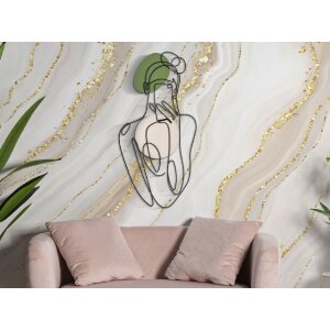 Mauro Ferretti Wandpaneel Dame Farbe 40x1,3x80 cm mehrfarbig