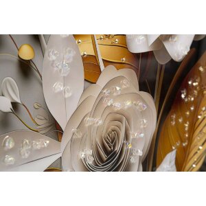 Mauro Ferretti Фреска Flora с рамкой 42x3.5x62 см многоцветная