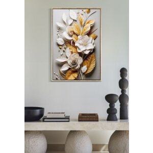 Mauro Ferretti Фреска Flora с рамкой 42x3.5x62 см многоцветная