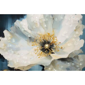 Mauro Ferretti Wandbild Bluey 42x3,5x62 cm blau weiß