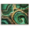 Настенная фреска Mauro Ferretti Smeraldy 82x4x62 см зеленое золото