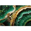 Настенная фреска Mauro Ferretti Smeraldy 82x4x62 см зеленое золото