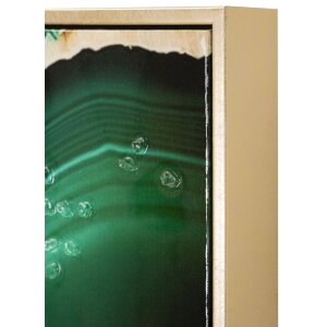 Настенная фреска Mauro Ferretti Smeraldy 82x4x62 см зеленое золото