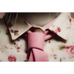 Mauro Ferretti Настенная фреска Зайка с рамкой 62,5x2,8x62,5 см розовая