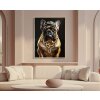 Mauro Ferretti Wandbild Bully 62x4x82 cm schwarz gold
