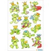 HERMA Sticker Schmucketiketten DECOR Froschkönig 3 Blatt 8,4x12 cm Papier