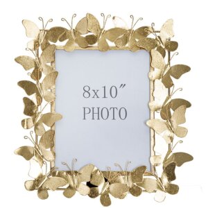 Mauro Ferretti Bilderrahmen Schmetterling Glam 20x25 cm gold