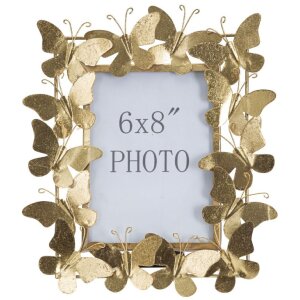 Mauro Ferretti Bilderrahmen Butterfly Glam 15x20 cm gold