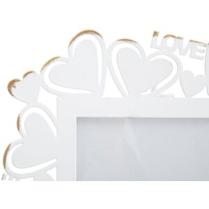 Mauro Ferretti фоторамка сердце 13x18 см белое золото