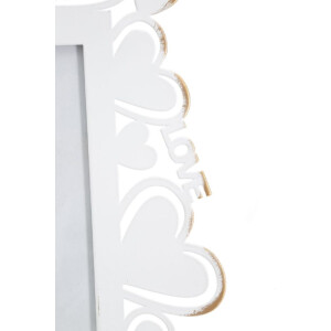 Mauro Ferretti фоторамка сердце 13x18 см белое золото