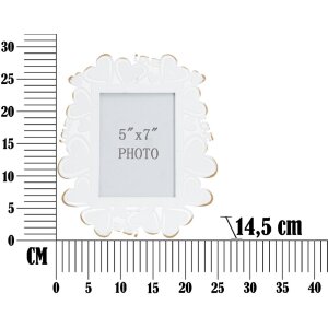 Mauro Ferretti фоторамка сердце 13x18 см белое золото