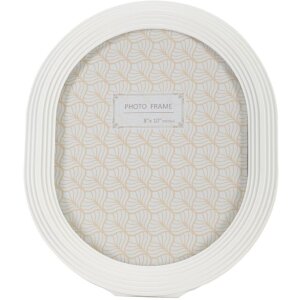 Mauro Ferretti Bilderrahmen Ovally 20x25 cm weiß