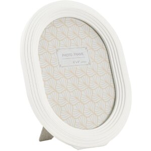 Mauro Ferretti Bilderrahmen Ovally 15x20 cm weiß