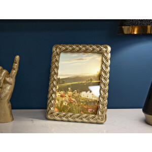 Mauro Ferretti фоторамка веревочная 15x20 см золото