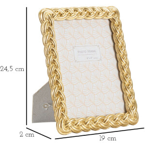 Mauro Ferretti фоторамка веревочная 15x20 см золото