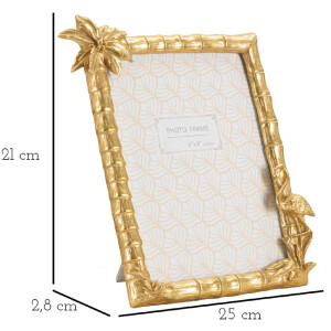 Mauro Ferretti фоторамка Фламинго 15x20 см золото