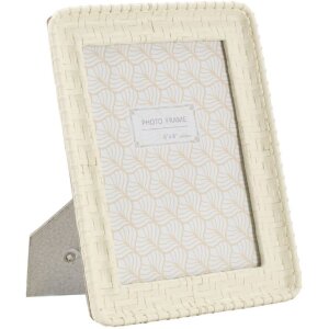 Mauro Ferretti Bilderrahmen Bambus-Stil 15x20 cm creme