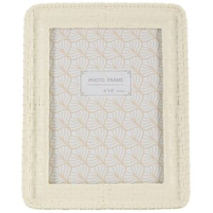 Mauro Ferretti Bilderrahmen Bambus-Stil 15x20 cm creme