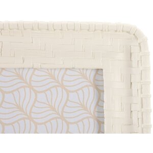 Mauro Ferretti Bilderrahmen Bambus-Stil 15x20 cm creme