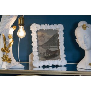 Mauro Ferretti Bilderrahmen Palmblatt 20x25 cm weiß