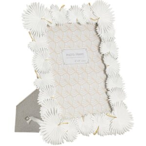 Mauro Ferretti Bilderrahmen Palmblatt 15x20 cm weiß