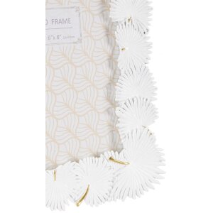 Mauro Ferretti Bilderrahmen Palmblatt 15x20 cm weiß