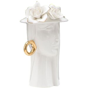 Mauro Ferretti Vase Frau Elegant 15x13,3x23,5 cm...