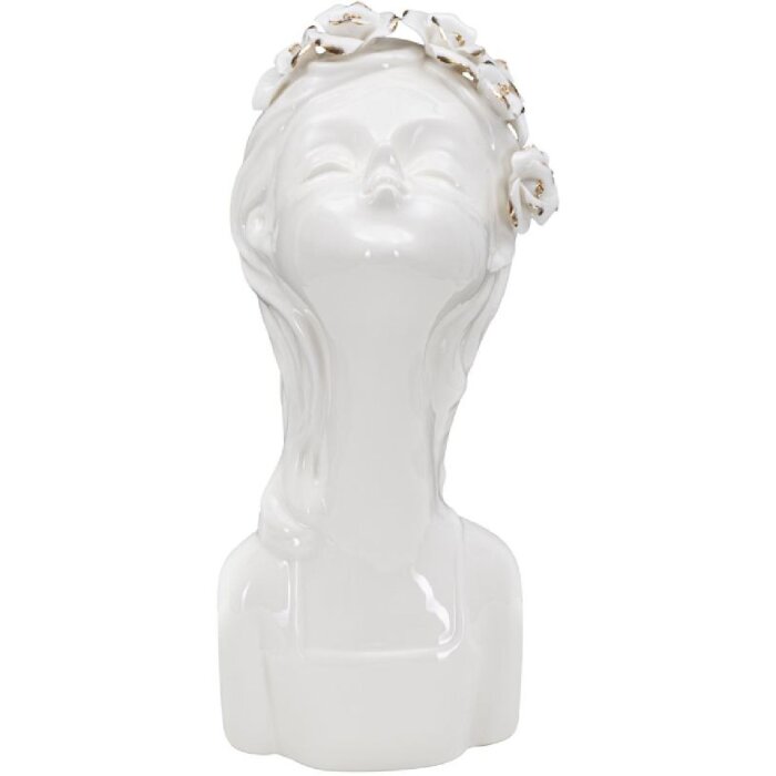 Mauro Ferretti Ваза Юные дамы Розы 10x14x26 см белое золото