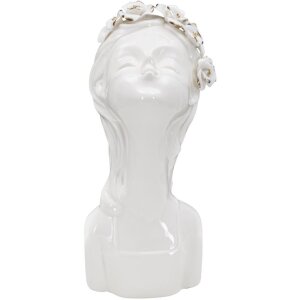 Mauro Ferretti Vase Junge Damenrosen 10x14x26 cm...