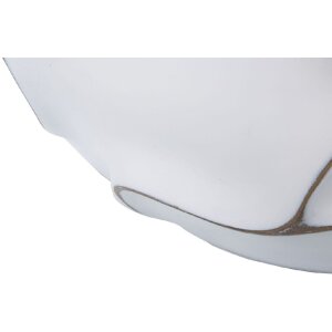 Mauro Ferretti кашпо Lines Ø 44x37 см белое мытое